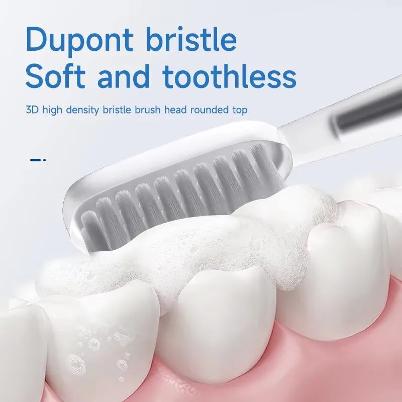Soft bristle electric toothbrush for sensitive teeth and daily use