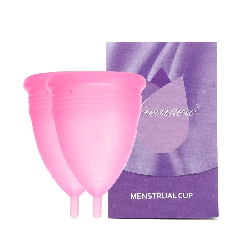 Durable silicone menstrual cup for long-term feminine hygiene use
