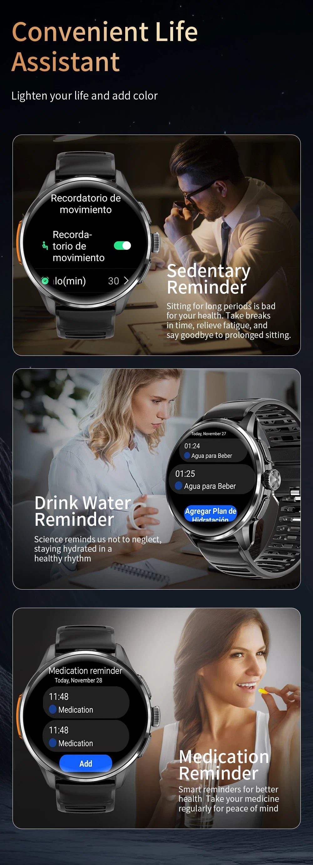 2026 4G/5G Smart Watch 1.6 inches 480*480 AMOLED Screen 950mAh Battery 200W Camera GPS Health Monitoring Bluetooth Assistant