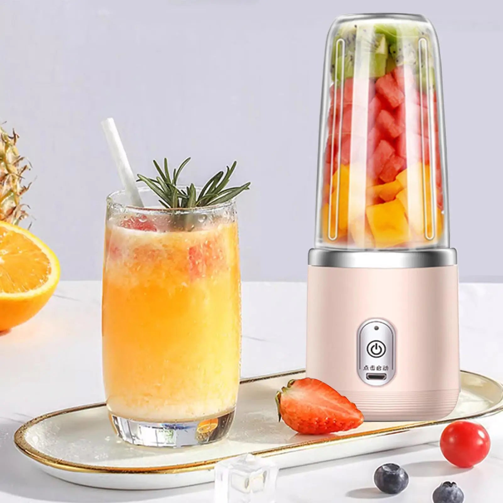 Portable juice mixer for convenient healthy drink preparation