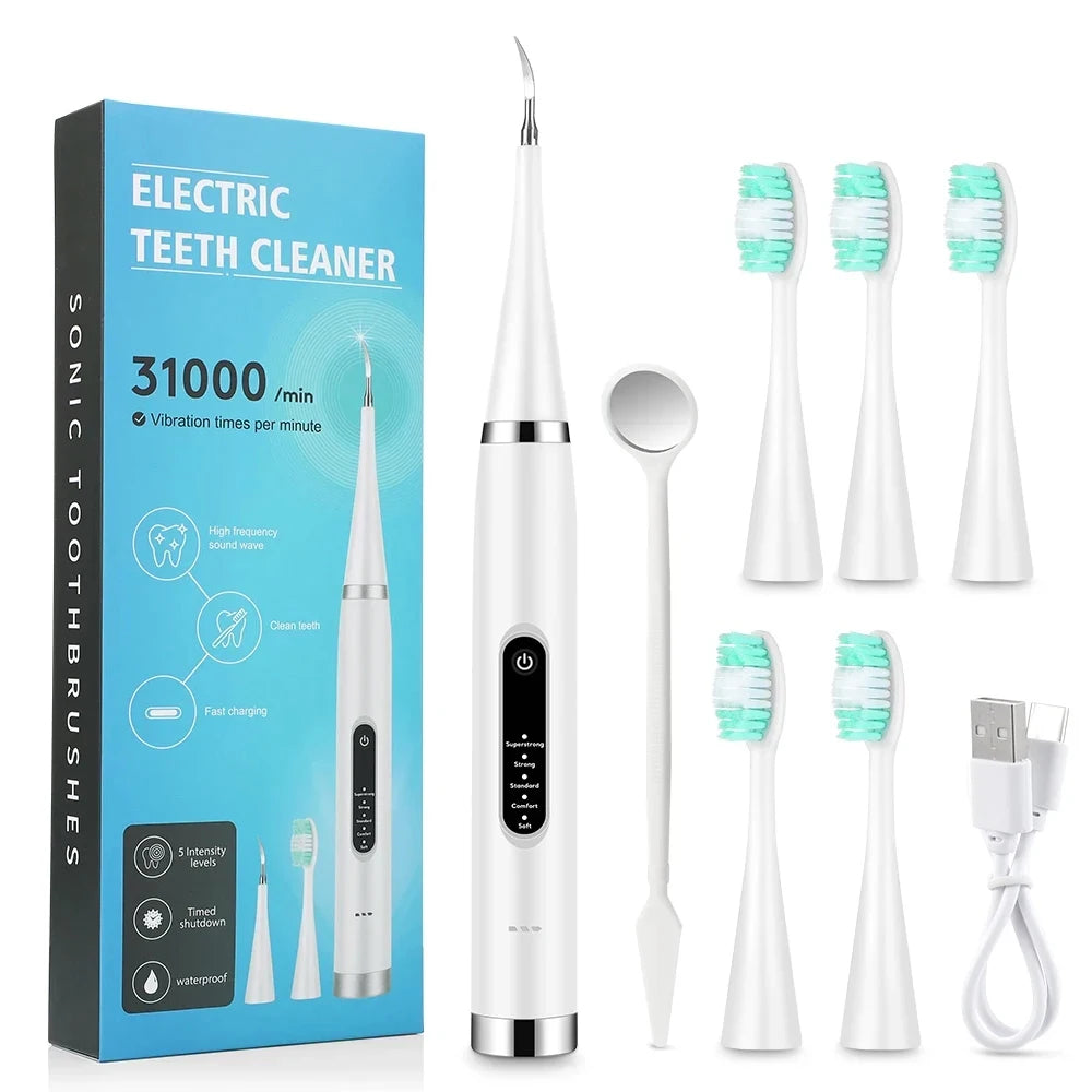 Rechargeable dental scaler for effective oral hygiene