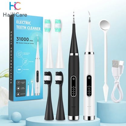 Electric dental scaler for plaque tartar and stain removal