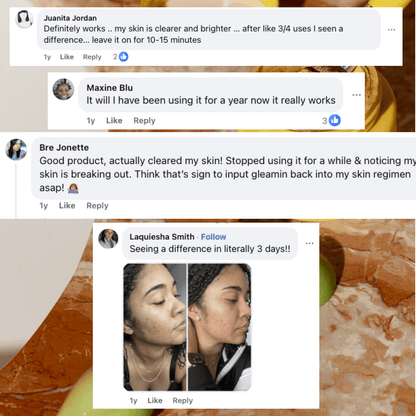 Brightening clay mask with vitamin C for smooth radiant complexion