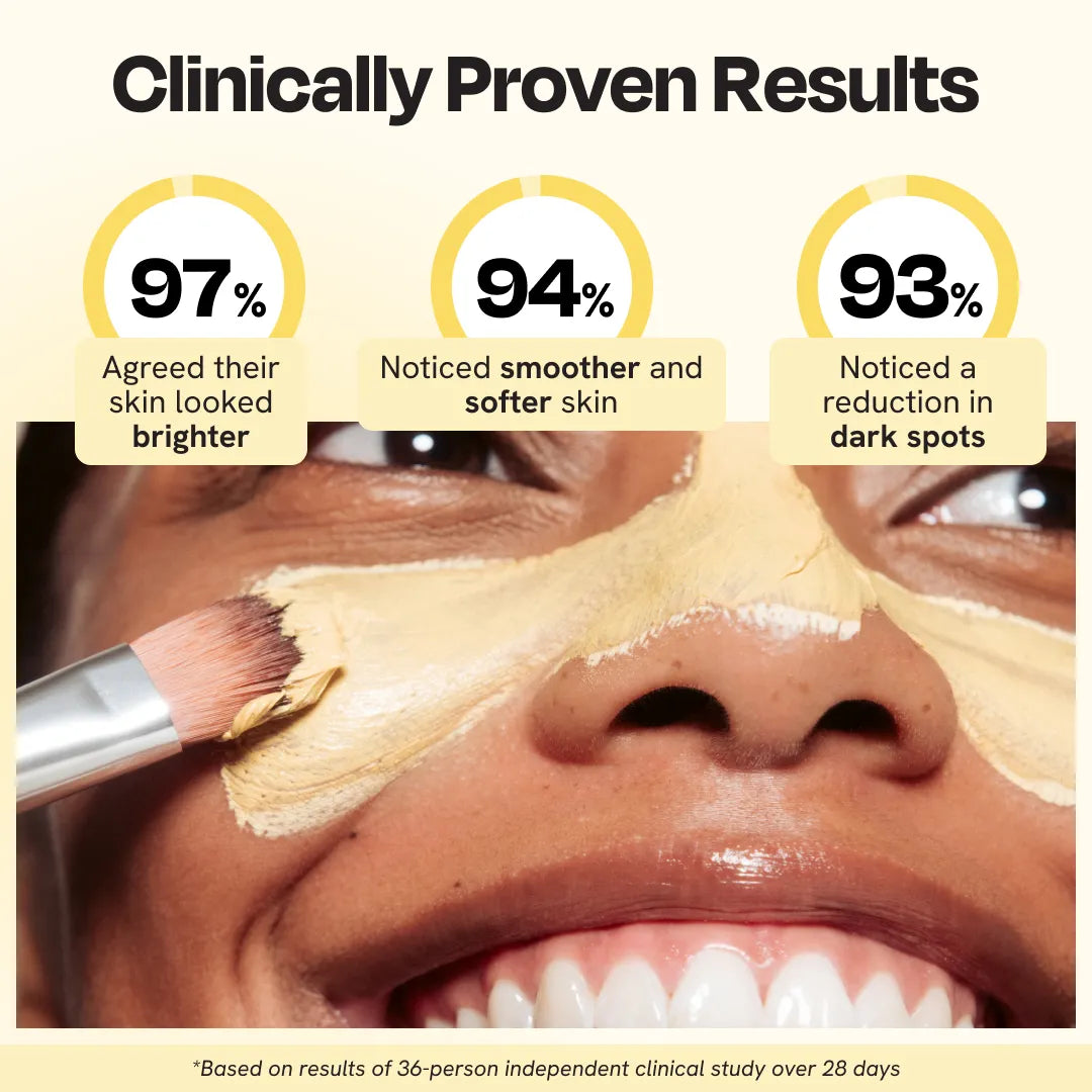 Detoxifying vitamin C clay mask for clear healthy skin