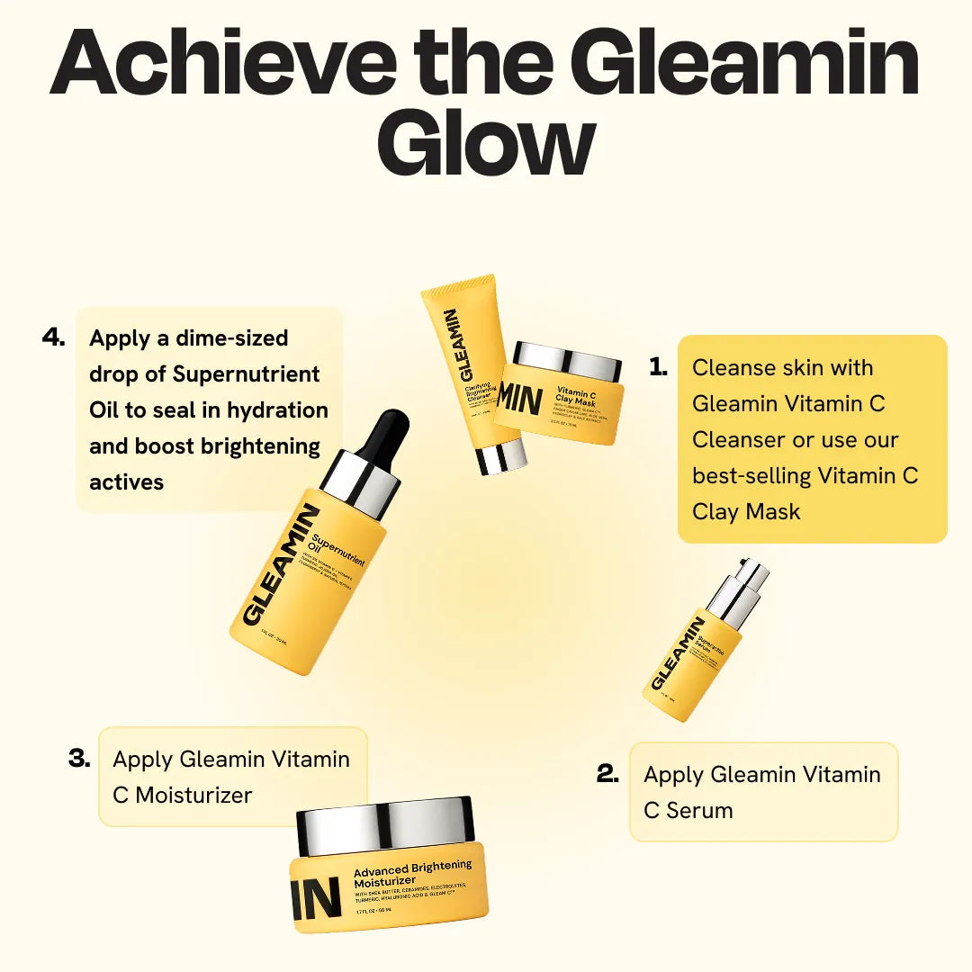 Vitamin C clay mask for brightening and deep pore cleansing