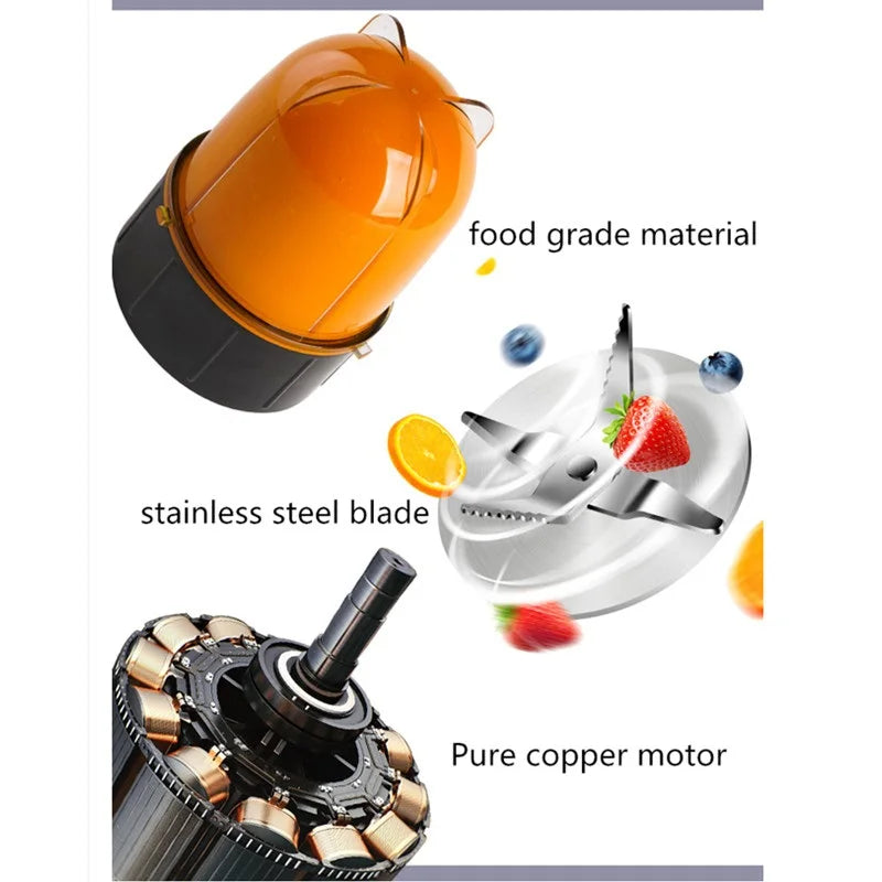 Blender Kitchen Chopper Portable Stationary Blender For Smoothies Mixer Machine Electric Juicer Food Processor Multifunctional - THE ULTIMATE ALL IN ONE