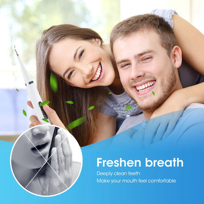 Electric tooth cleaner for removing coffee stains and buildup