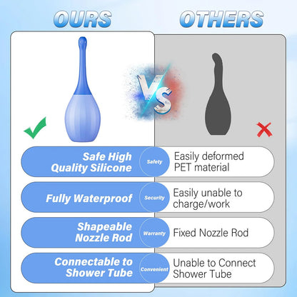 Manual squeeze bidet cleaner for travel and home hygiene care