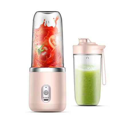 Portable Office Blender USB Fruit Mixer Fruit Juicing Cup 1800mAh Mini Blender Six Blades Mixing squeezed for Outdoor Travel - THE ULTIMATE ALL IN ONE