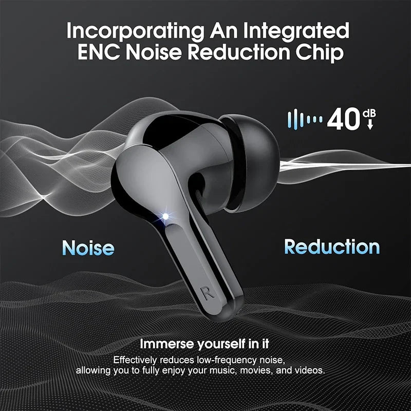 Wireless Earbuds BT5.3 Headphones HiFi Stereo EarBuds with ENC Noise Cancelling Mic 48H LED Display IP7 Waterproof Earphones - THE ULTIMATE ALL IN ONE