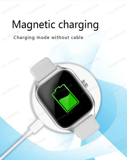 Smart Watch For Android IOS Watches 2.01inch HD Display Bluetooth Call Message Alert Music Sports Mode Smartwatch Men Women Gift