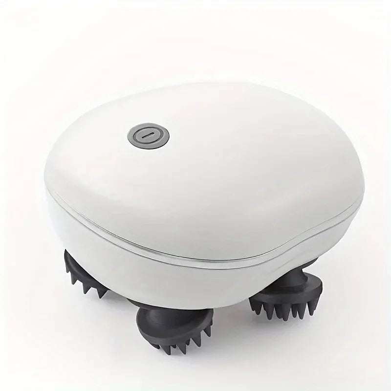 Electric scalp massager for improved blood circulation
