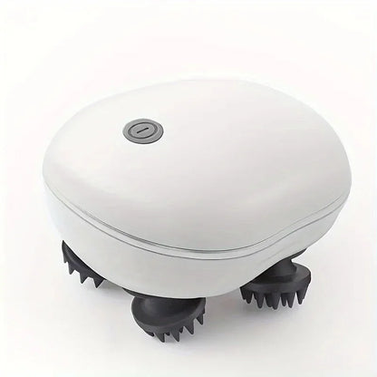 Electric scalp massager for improved blood circulation