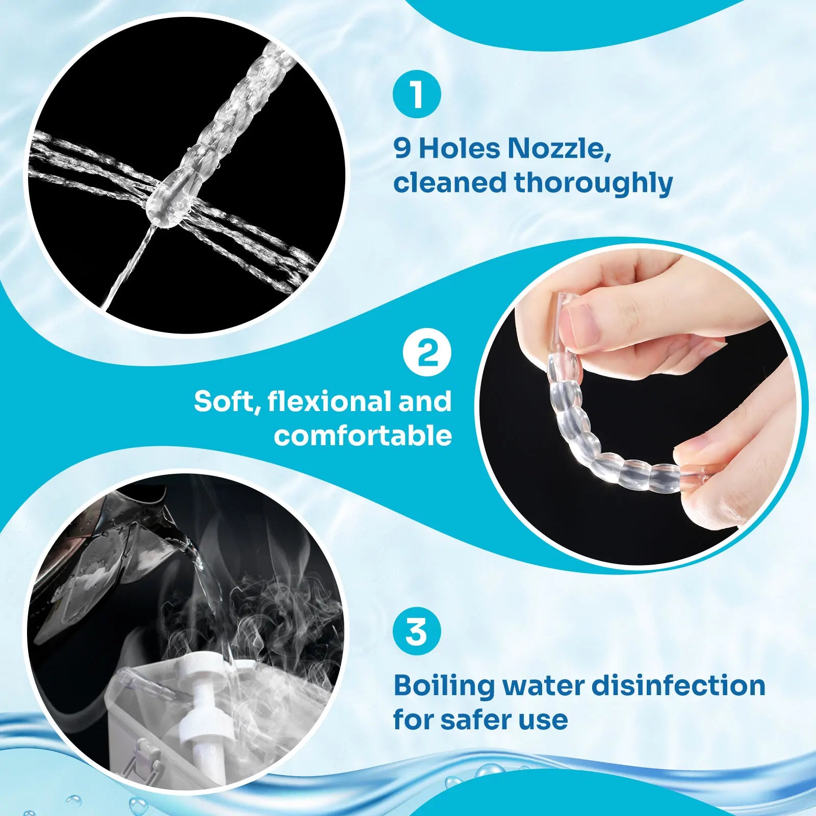 Feminine hygiene syringe for vaginal and anal cleaning