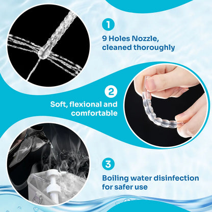 Feminine hygiene syringe for vaginal and anal cleaning