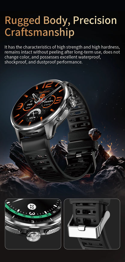 2026 4G/5G Smart Watch 1.6 inches 480*480 AMOLED Screen 950mAh Battery 200W Camera GPS Health Monitoring Bluetooth Assistant