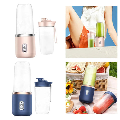 Portable Office Blender USB Fruit Mixer Fruit Juicing Cup 1800mAh Mini Blender Six Blades Mixing squeezed for Outdoor Travel - THE ULTIMATE ALL IN ONE