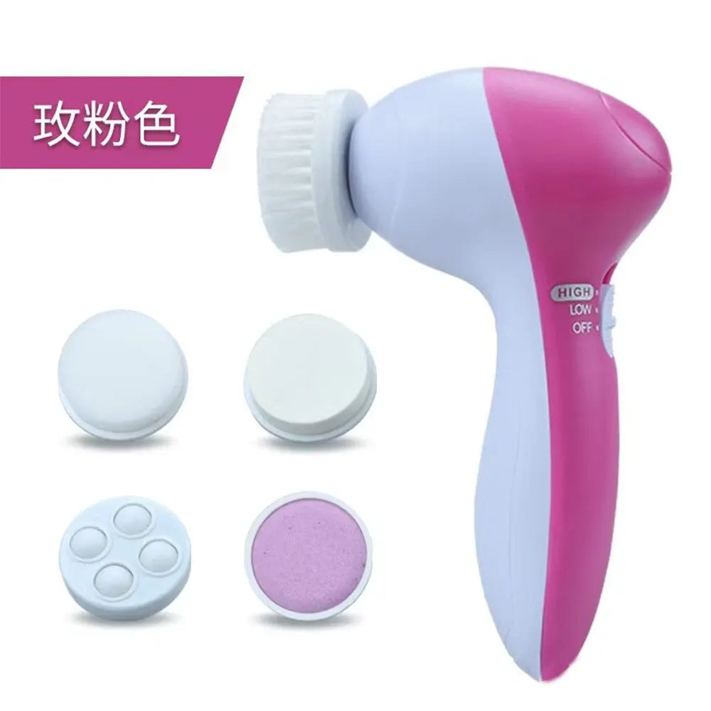 Spa facial cleansing brush for blackhead cleaning and massage