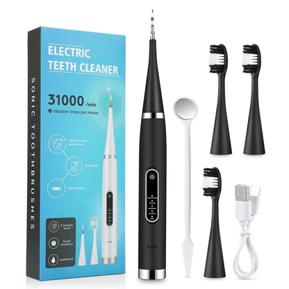 "Electric teeth cleaner tool for removing stubborn stains