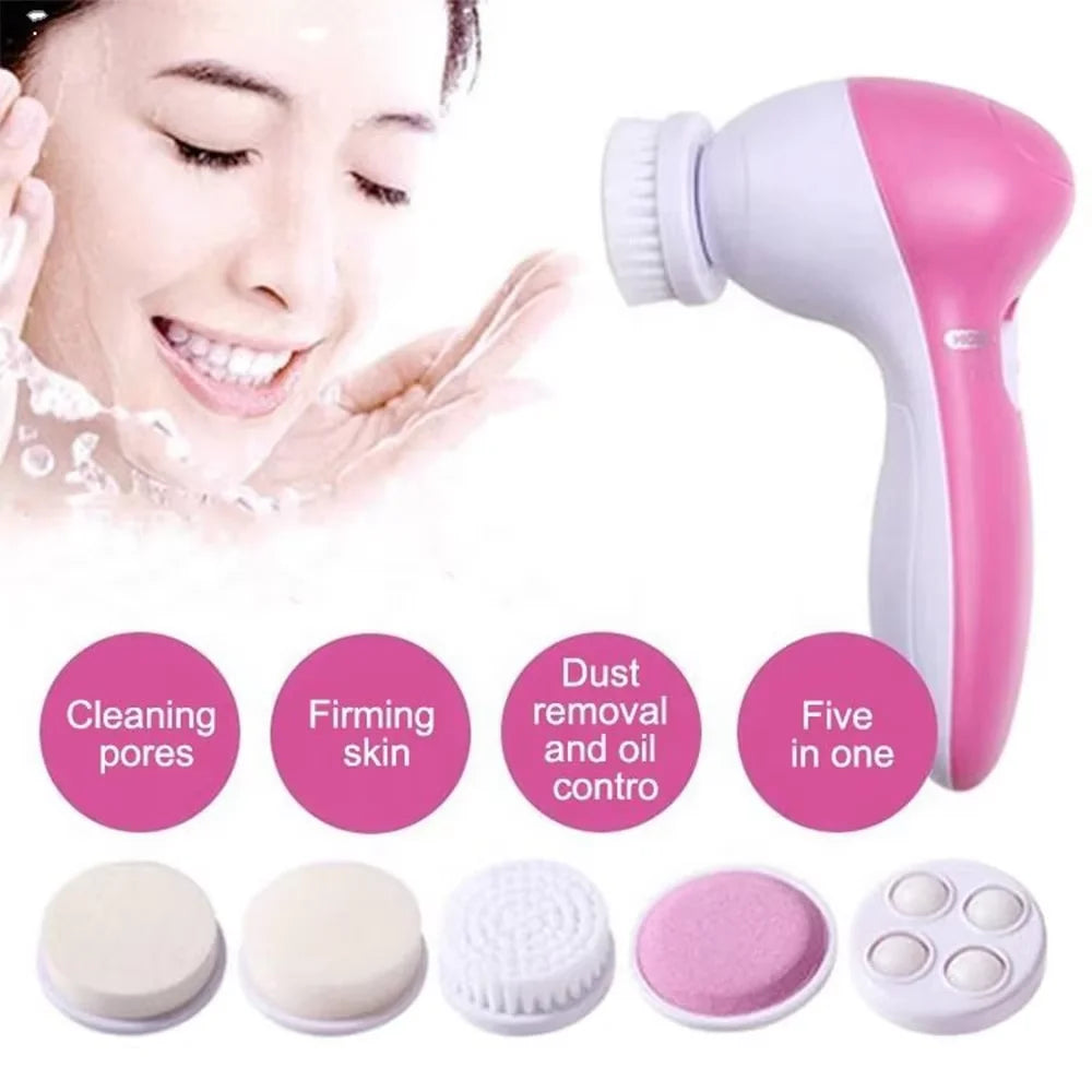 Electric facial cleaner brush for blackhead removal and skin care