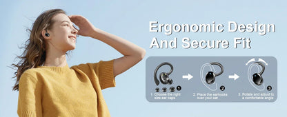 Wireless Earbuds, Bluetooth 5.3 Earbuds Stereo Bass, in-Ear Noise Cancelling Mic, Earphones IP7 Waterproof Sports, 40H Playback.