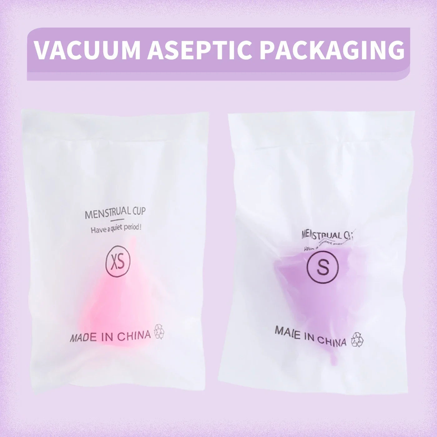 Feminine hygiene menstrual cup for safe and leak-free use