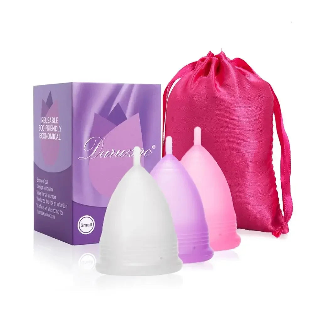 Medical silicone menstrual cup for comfortable feminine hygiene