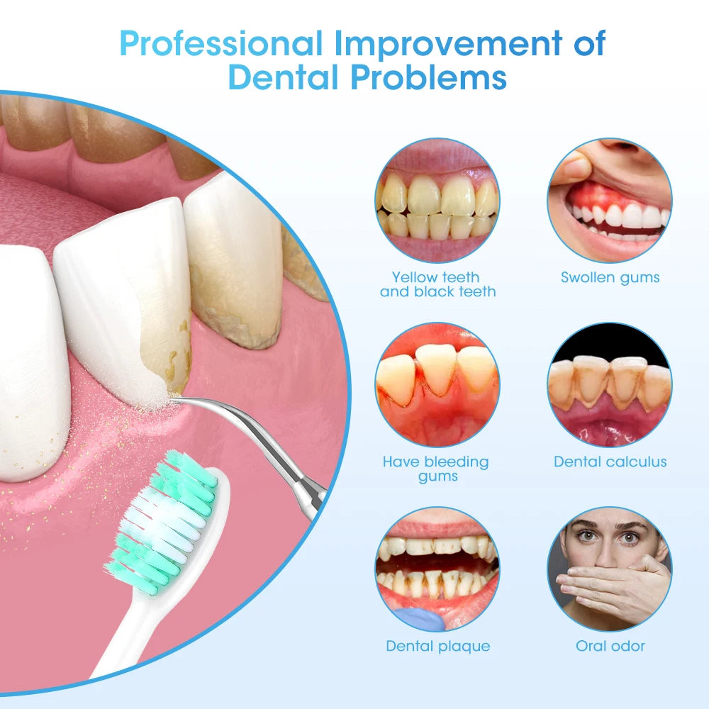 High frequency dental scaler for teeth whitening and hygiene