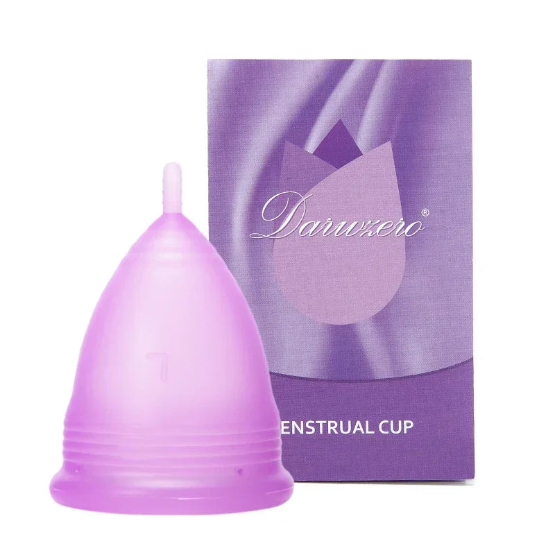Durable silicone menstrual cup for long-term feminine hygiene use