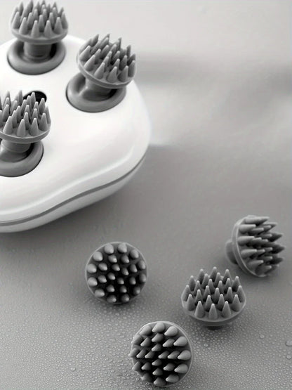 Compact electric massager for deep tissue therapy and relaxation