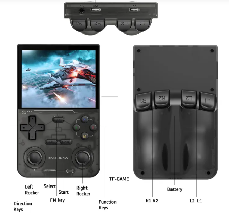 retro gaming console K36 compact portable design