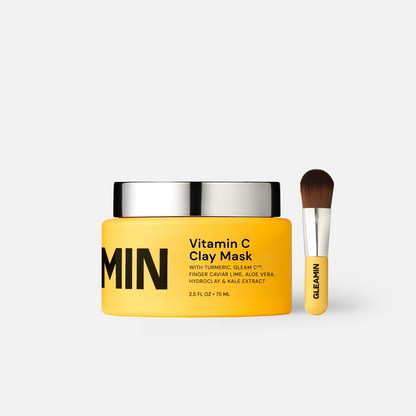 Vitamin C clay mask for brightening and deep pore cleansing